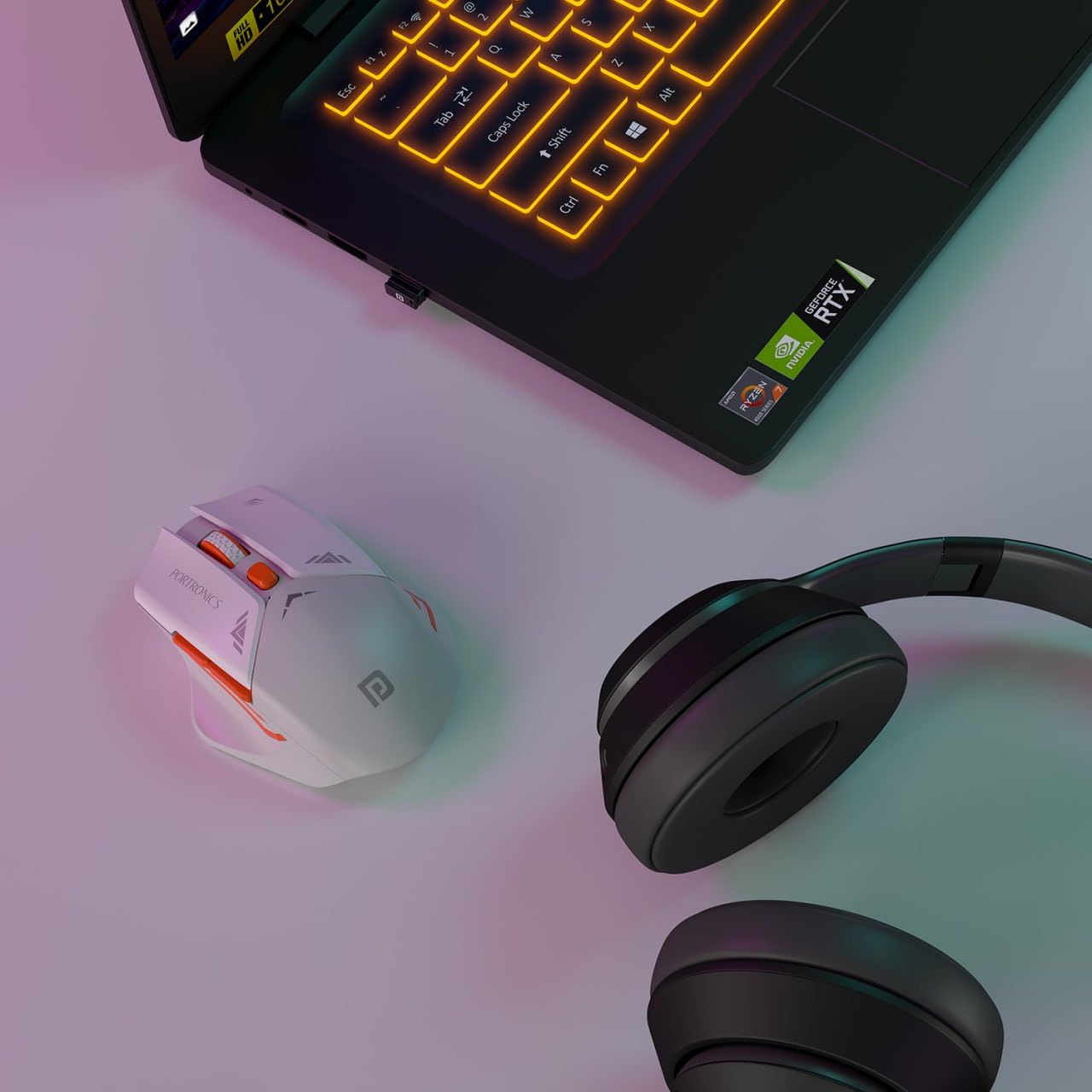 Portronics Vader Pro Wireless Gaming Mouse with 6 Buttons