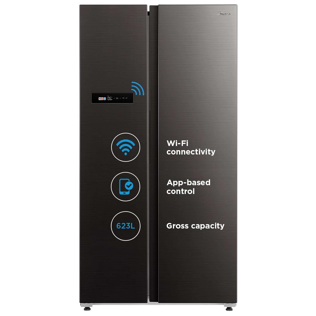 Midea 510 L Frost Free Side by Side Refrigerator